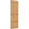 Ekena Millwork Joined Board-n-Batten Shutters w/Z-Bar, Rough Sawn Western Red Cedar, 32 1/4W x 83H, PR RBJ06Z32X083RWR - alternate 2
